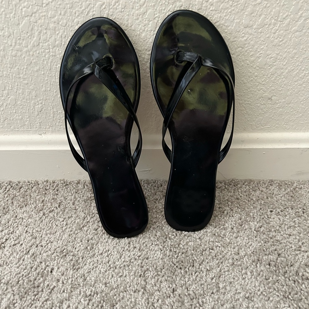 Black Women's Flip Flops
